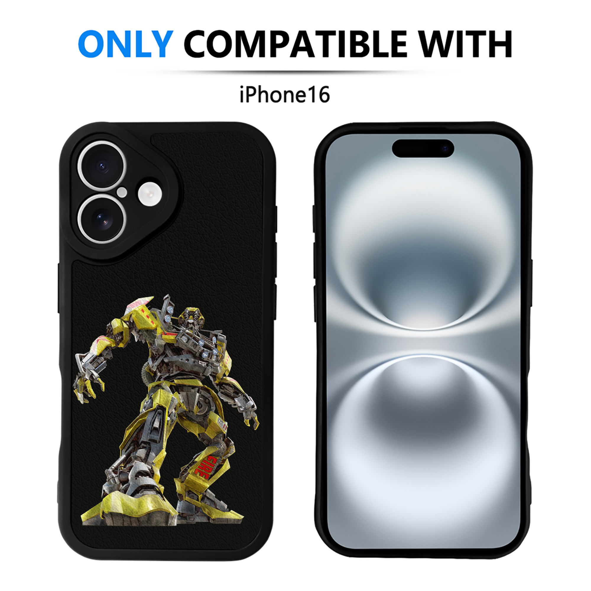 （画像用）  【iPhone 16シリーズ対応】シリコンスマホケース（レザー調） 材質：シリコン